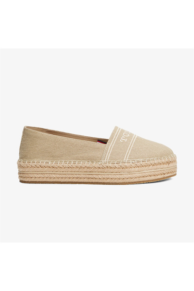 Tommy Hilfiger DENIM PLATFORM ESPADRILLE Kadın Babet FW0FW08543ACC