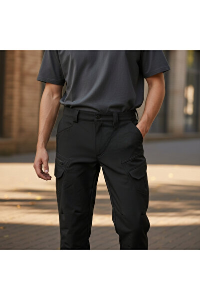 E-Giyimbank Men's Softshell Outdoor Pants – Winter Camping Trekking & Casual ...
