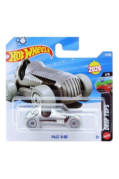 HOT WHEELS Pass N GO Metal Car, Silver 2026 1:64 (Monopoly)