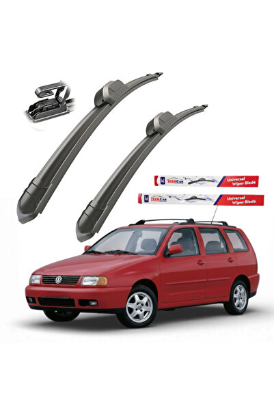 TEAMCAR Ștergătoare de parbriz Volkswagen Polo (Variant 6V5) plate – Set față