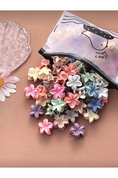Generic 30pcs Retro Morandi Chrysanthemum Hair Clips