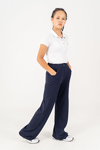 GİYİCEM TEKSTİL Girl's Loose Fit Basic Regular Sweatpants 6019
