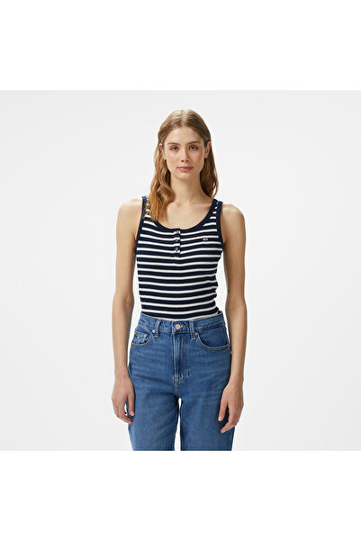 Tommy Hilfiger Kadın Mavi T-Shirt