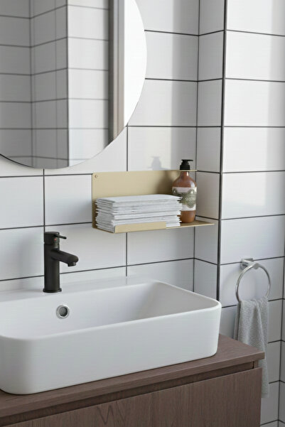 Grandmix Raft de perete din metal Organizator pentru baie si bucatarie Suport...