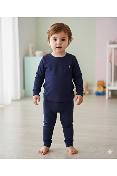 Pierre Cardin %100 Pamuk omuzdan Çıtçıt Kapamalı Patikli Uzun Kollu Bebek Tak...