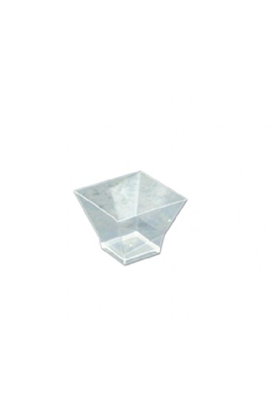 Viejo Valle Set of 25 Transparent Bowls Pagoda, Finger Food, 60 cc