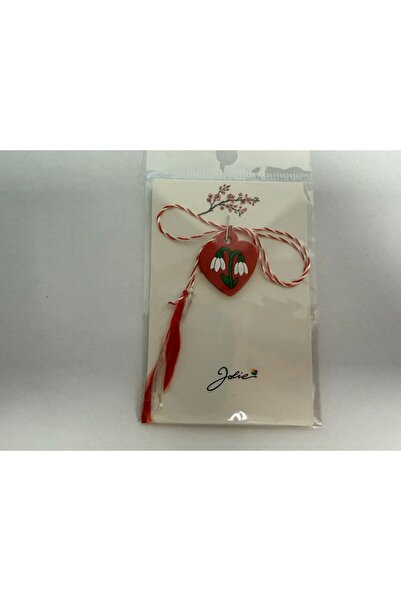 Flippy Rubber Martisor, Heart with snowdrops, Jolie