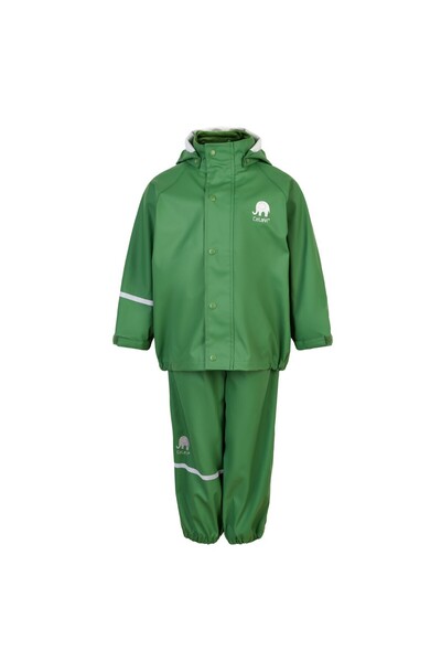 CeLaVi Jungle Green 130 - Set jacket + rain and windstopper pants -