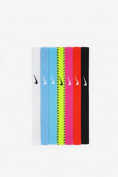 Nike Swoosh Sport Headbands 6 Pk Unisex Головна пов'язка N.101.1927.702.OSVolt