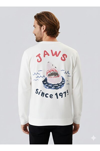 Jack & Jones J&J JORJAWS Lisance muška off-white majica