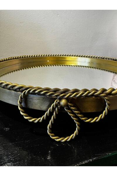 zepce design Eskitme Yuvarlak Tepsi