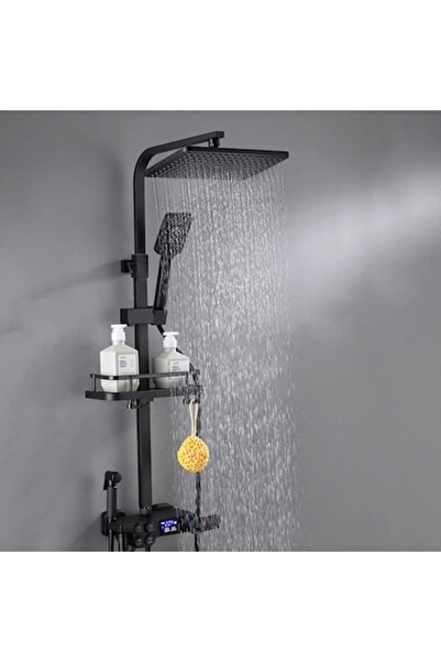 Sanlux Set de duș termostatic cu 4 funcții și afișaj digital