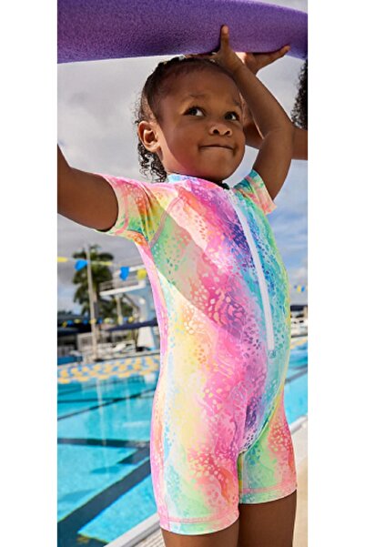 Next Baby Rainbow Animal Patterned'Uav 50+' Sun Protective Shorts Swimwear