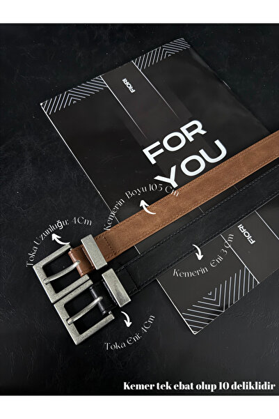 Fiori Square Buckle Bridged Women's Belt, Pants Belt, Jacket Belt, Dress Belt