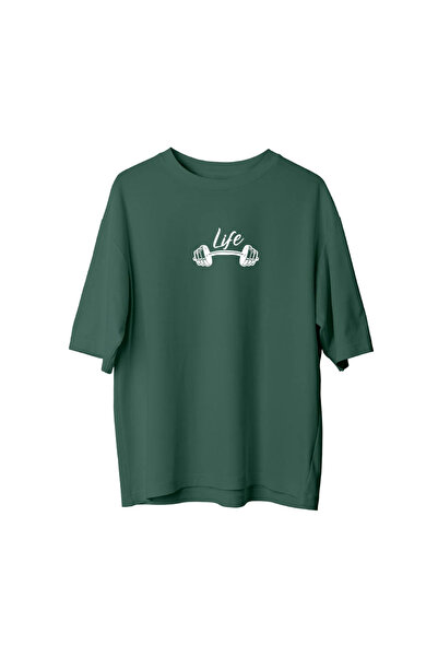 CANDLEMASTORE Gym Life - Oversized T-Shirt