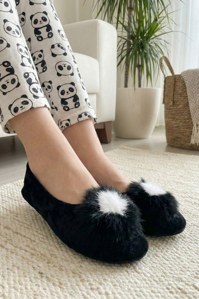 Mijja Kadife, Panda Tüylü Ev Babeti, Günlük Hediye Hac Umre Çeyizlik Kaymaz P...