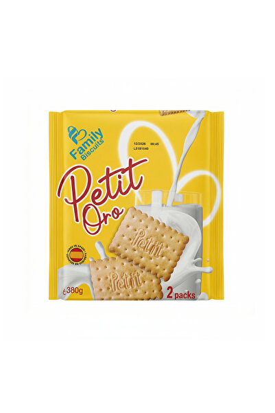FAMİLY Petit Oro Biscuits 380g | Golden & Buttery | Bite-Sized Snack | Perfec...