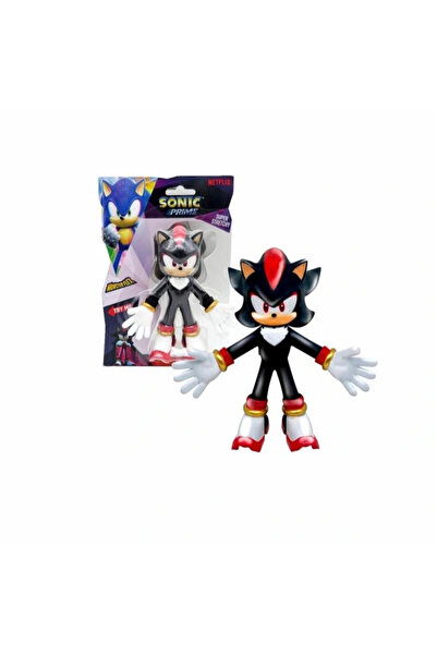 Sonic Super Stretchy Esneyen Figür 15 cm - Shadow