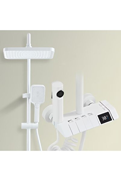 Sanlux Set coloană de duș, BSL10A, alb