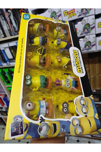 OYUNCAKSAHİLİ BOB KEVİN STUART 10 ADET MİNYON DESPİCABLE ME MİNİON OYUNCAK AŞ...