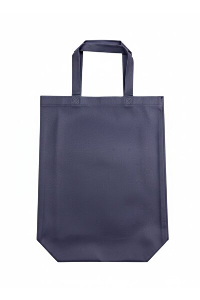 REX Polyester shopping bag set (12 pieces) navy blue - size 45×30cm 69821N