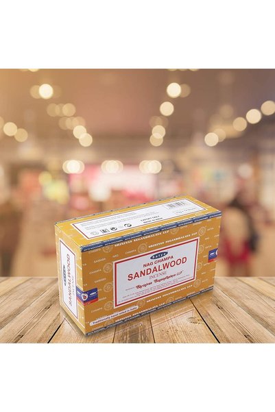 satya Sandalwood Incense Sticks, Box Pack of 12