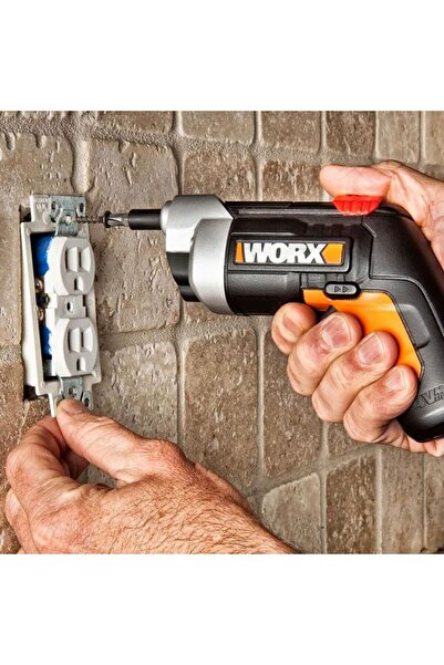 Enlis Collection Worx WX252 şarjlı tornavida, 4V li-ion bits seti dar alan to...