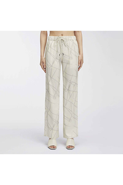 Calvin Klein Kadın Beyaz Pantolon