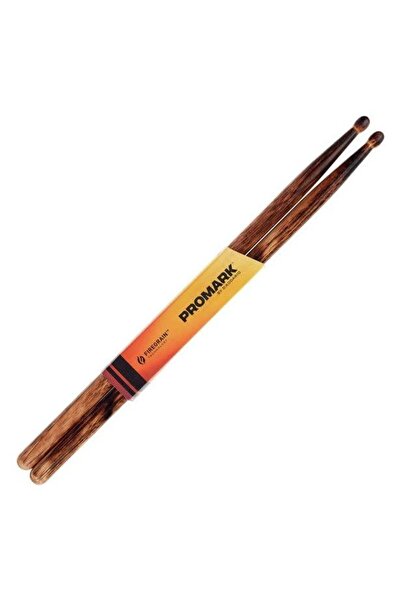 PRO-MARK عصا طبول خشبية من نوع FireGrain 2B من Promark طراز TX2BW-FG |   معال...