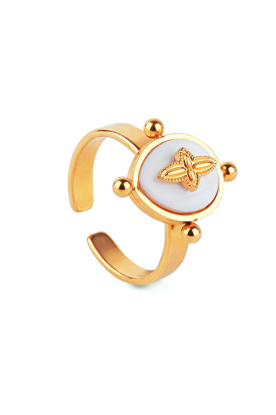 TAAHIRA خاتم لؤلؤي هندسي عتيق