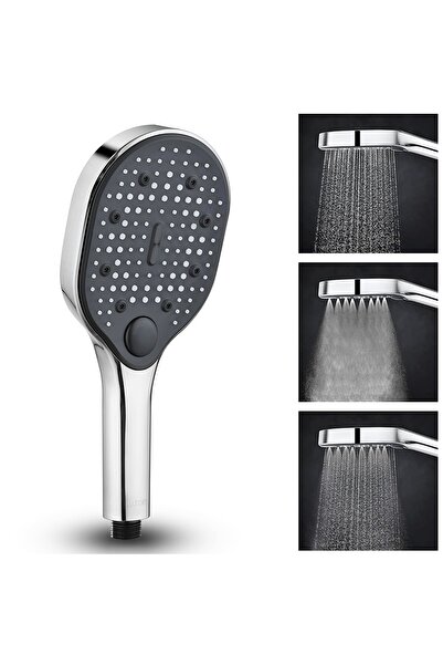 yapıtaşı Yt288 Elif Banyo Duş Başlığı Butonlu 3Fonksiyonlu