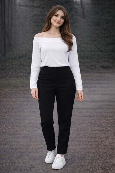 ModaPlaza Women's Boat Neck Blouse M-032