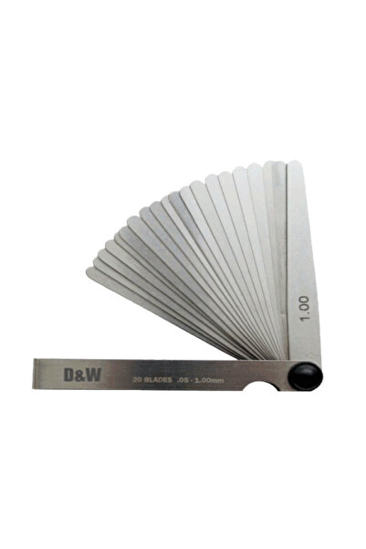 Maier DWMeasuring 20 Yaprak Filler Çakısı Sentil 0.02 - 0.40" / 200mm DW9FC2020N