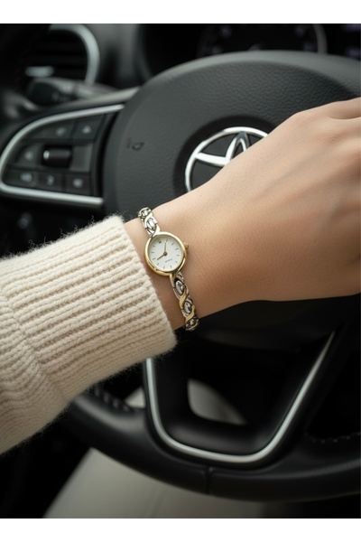 LUNA Eyewear Çelik Minimal Vintage Paslanmaz Kararmaz 1 Atm Kutu ve Pil Hediy...