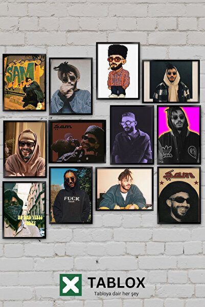 TABLOX 12 Piece Damascus Samil Hollow Carved Turkish Rapper Kadıköy Street Is...