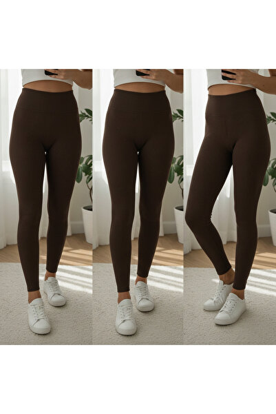 Clothes Fast Women's Ribbed Stretchy High Waist Corded Fabric Single Leggings...