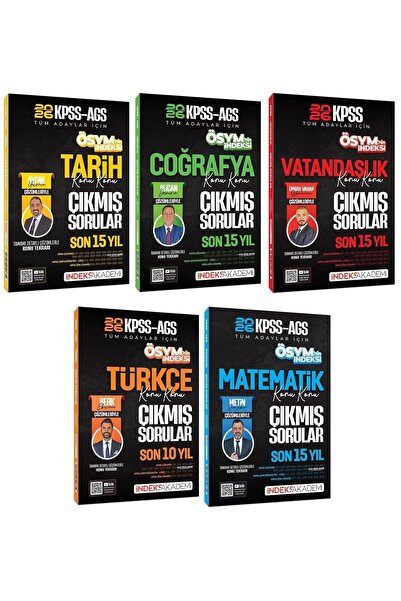 İndeks Akademi 2026 KPSS Genel Yetenek Genel Kültür ÖSYM nin İndeksi Çıkmış S...