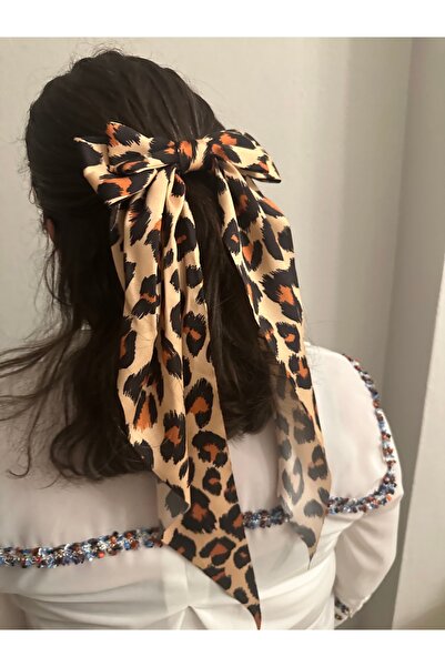 ALS Tasarım Dünyası imprimeu leopard Agrafă de păr model cu coadă de fundă cu...