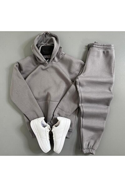 WENMİNG Men's 3-Ply Ka Hooded Tracksuit Set
