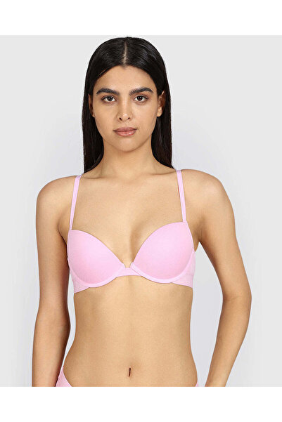 La senza Remix Pushup Cotton Plunge Bra