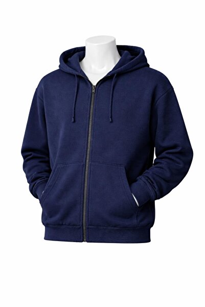 SULVERY UNİSEX RAHAT KALIP GENİŞ KESİM FERMUARLI KIŞLIK ŞARDONLU HIRKA KANGUR...