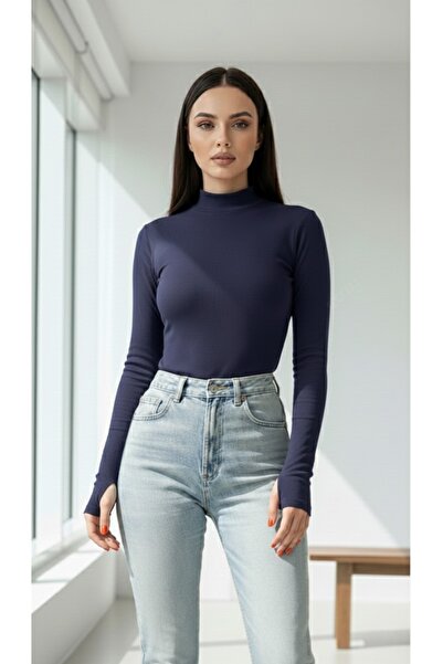 trendlina Turtleneck Blouse Body