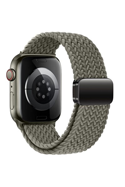 Tech-Protect NylonMag Band for Apple Watch Olive Grey
