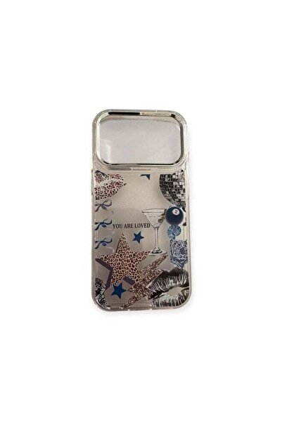 multi İmpex Aesthetic Clear Printed Case for iPhone 17 Pro – Stylish Star & P...