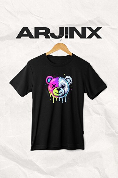 Yetişkin Unisex Baskılı Tişört Oversize