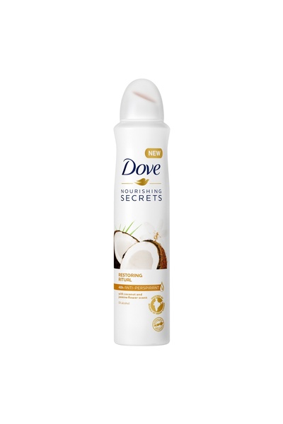 Dove Cocos & Jasmine - Women's antiperspirant deodorant, 48 h, 2 pcs x 250 ml
