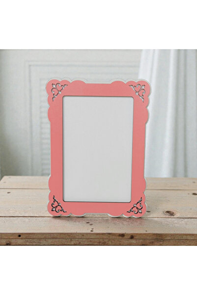 Arselez Sevgililer Günü Hediyesi Çerçeve Ahşap 10x15 Boyutlu Pembe Yatay Dike...