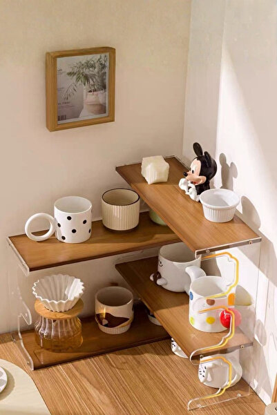 Generic Cup holder, double-layer cup storage rack