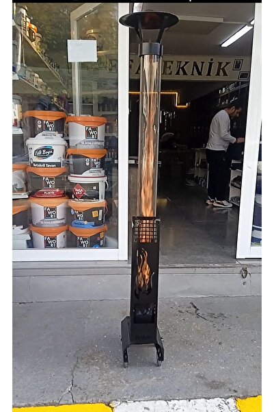 LEBOVCI Ftohte Roket Pelet Sobası 180 cm