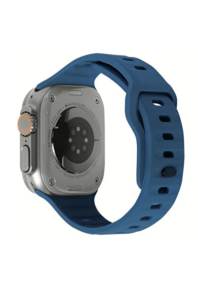 Mobile Origin Silicone Strap for Apple Watch (42-49mm) - Blue